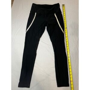 RBX Womens Small S/P Petite Black Athletic Leggings with Pockets Activewear